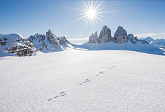 Schneeschuhwandern – Drei Zinnen